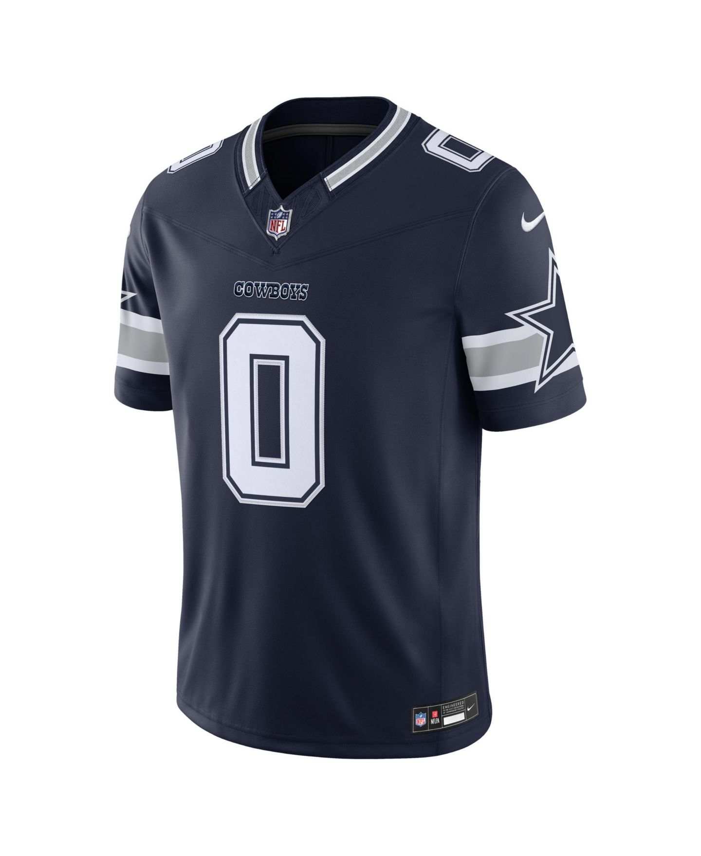 Мужской топ Nike DeMarvion Overshown Navy Dallas Cowboys Team Vapor F.U.S.E. Stitched Limited Jersey — фото 2