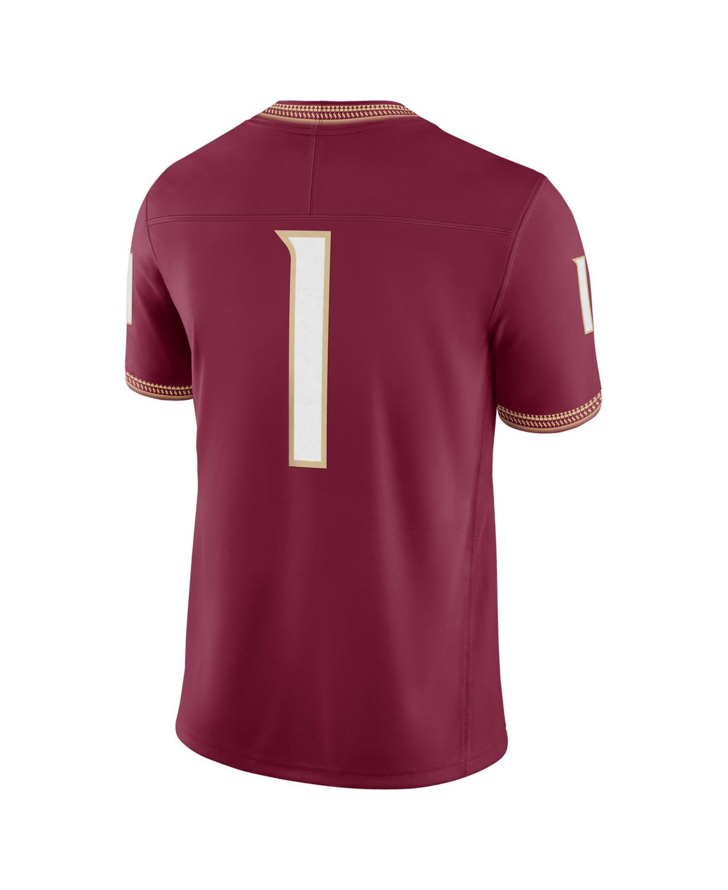 Men's 1 Garnet Florida State Seminoles Home Vapor F.U.S.E. Stitched Limited Jersey