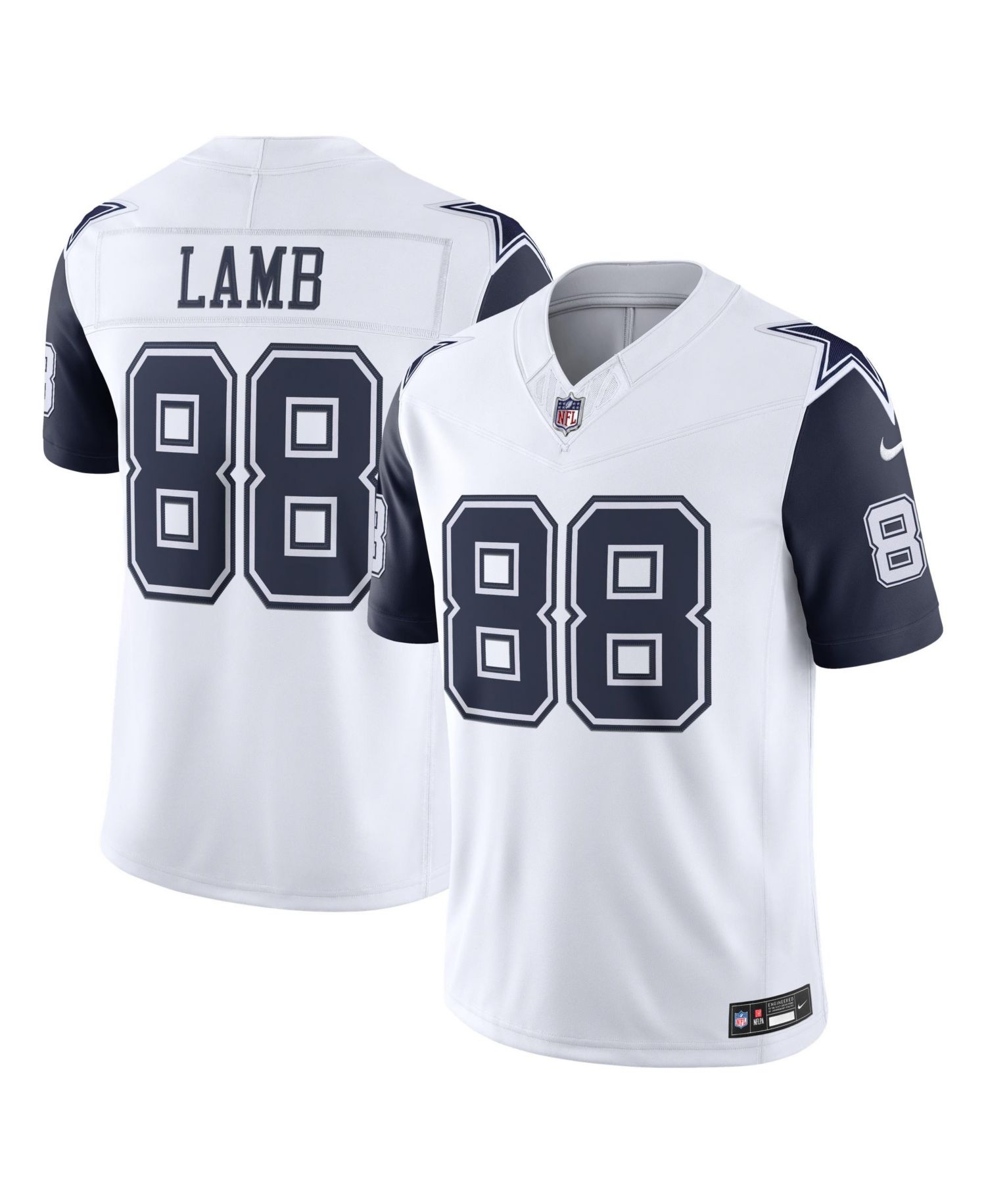 Men's CeeDee Lamb White Dallas Cowboys Alternate Vapor F.U.S.E. Stitched Limited Jersey