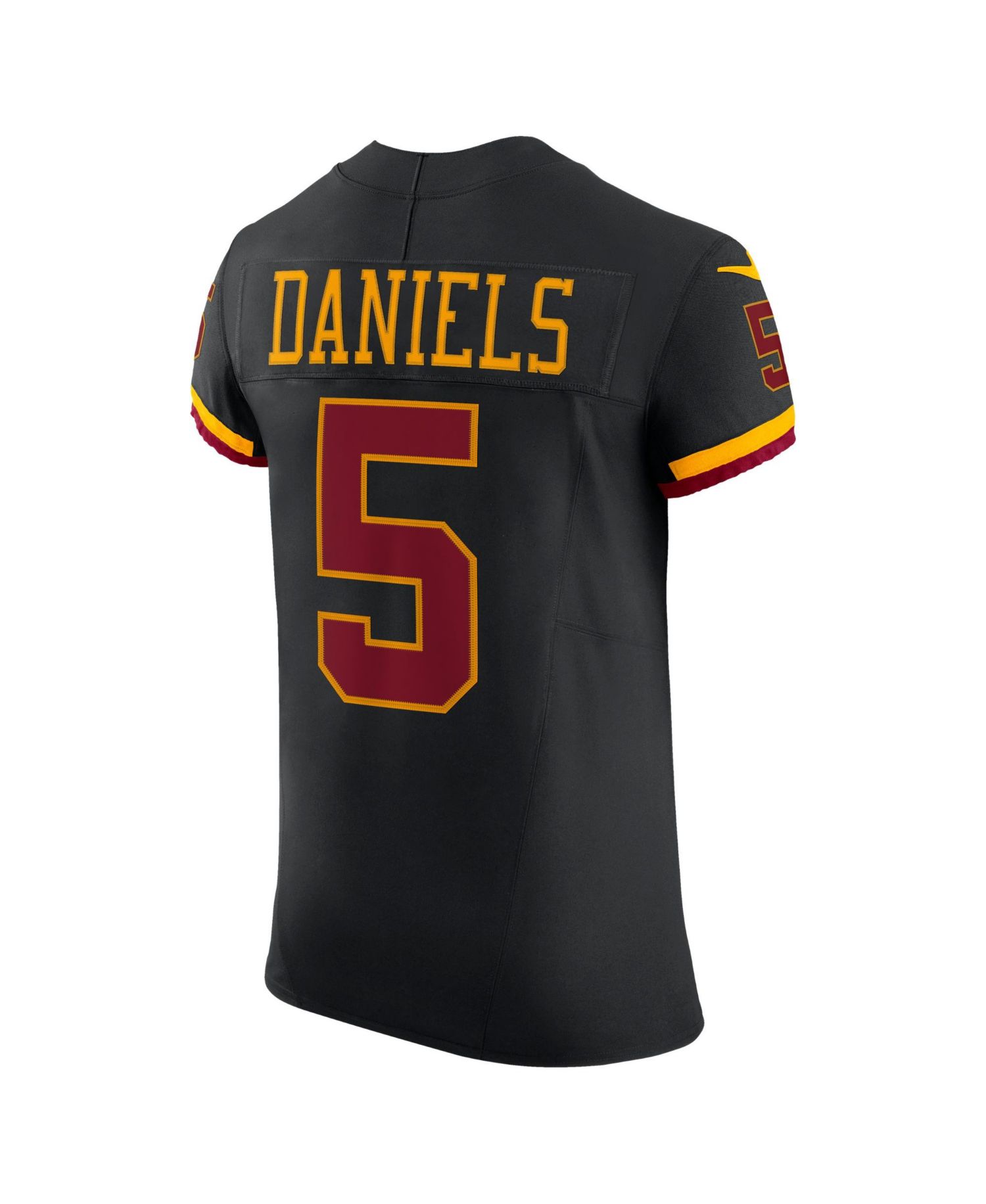 Men's Jayden Daniels Black Washington Commanders Alternate Vapor F.U.S.E. Elite Jersey