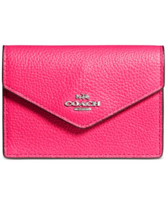 coach card case pink