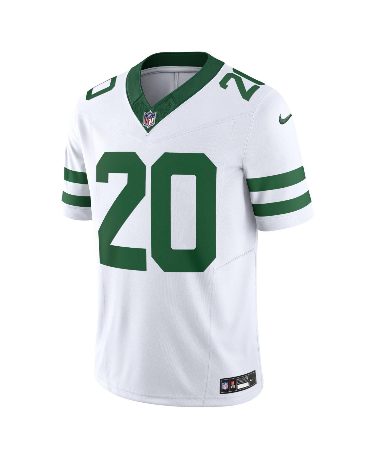 Мужской топ Nike Breece Hall Legacy New York Jets Vapor F.U.S.E. Limited Jersey, цвет: Белый — фото 2