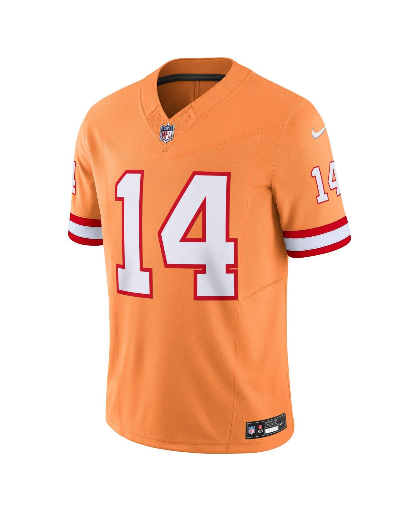 Мужской топ Nike Chris Godwin Orange Tampa Bay Buccaneers Throwback Vapor F.U.S.E. Limited Jersey — фото 3