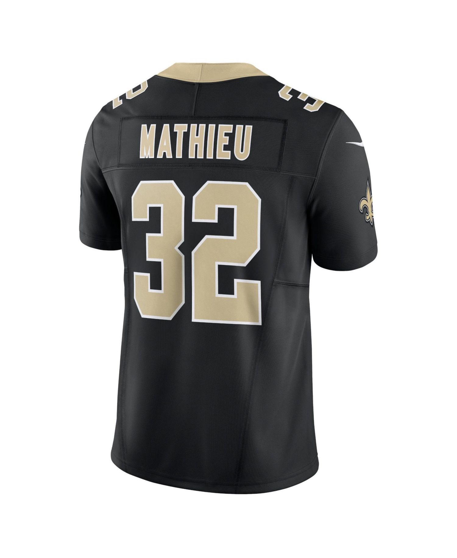 Men's Tyrann Mathieu Black New Orleans Saints Vapor F.U.S.E. Limited Jersey