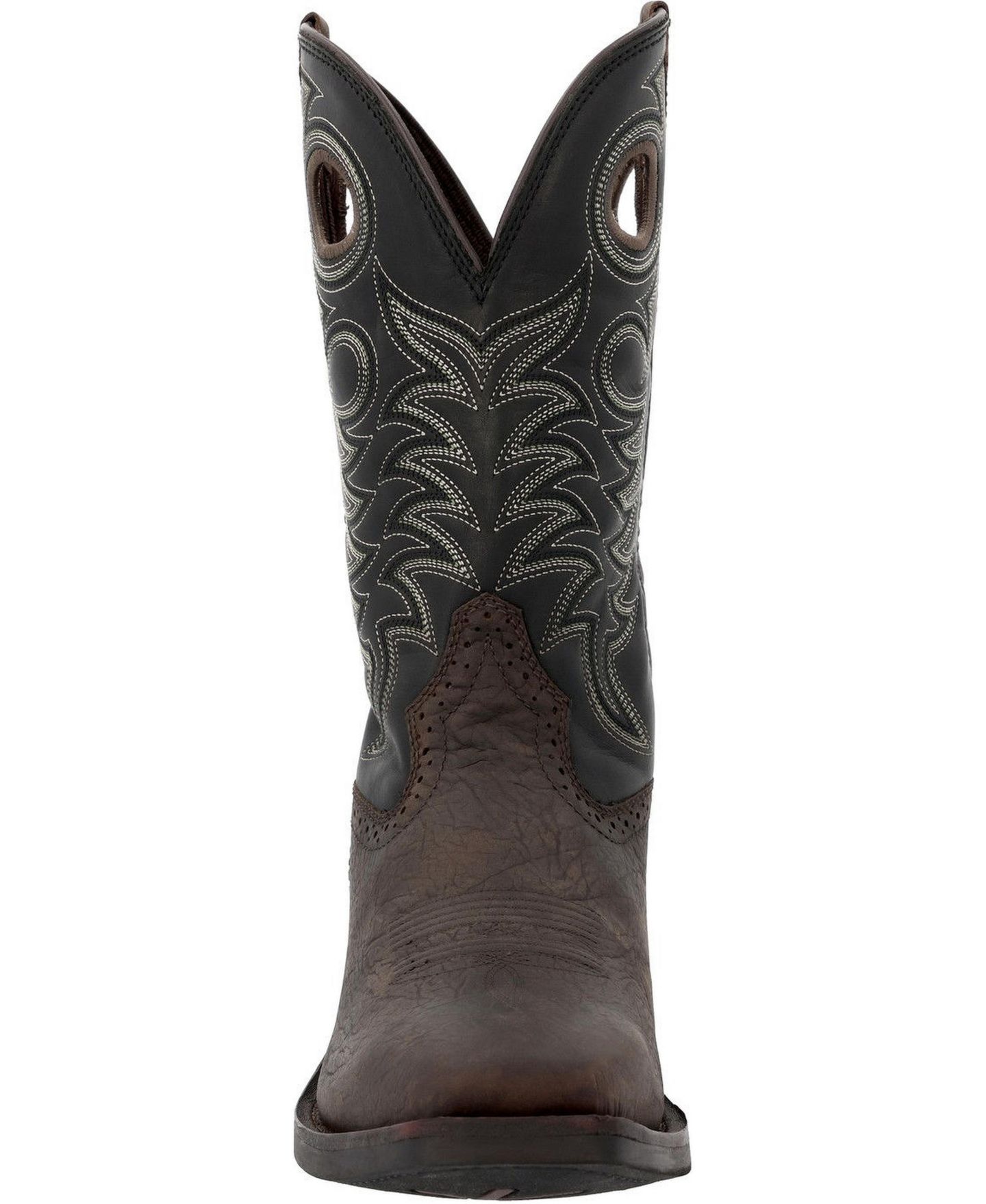 Мужские ботинки Durango Rebel Pro Full-Grain Leather Western Square-Toe Boot, цвет: Чёрный — фото 4
