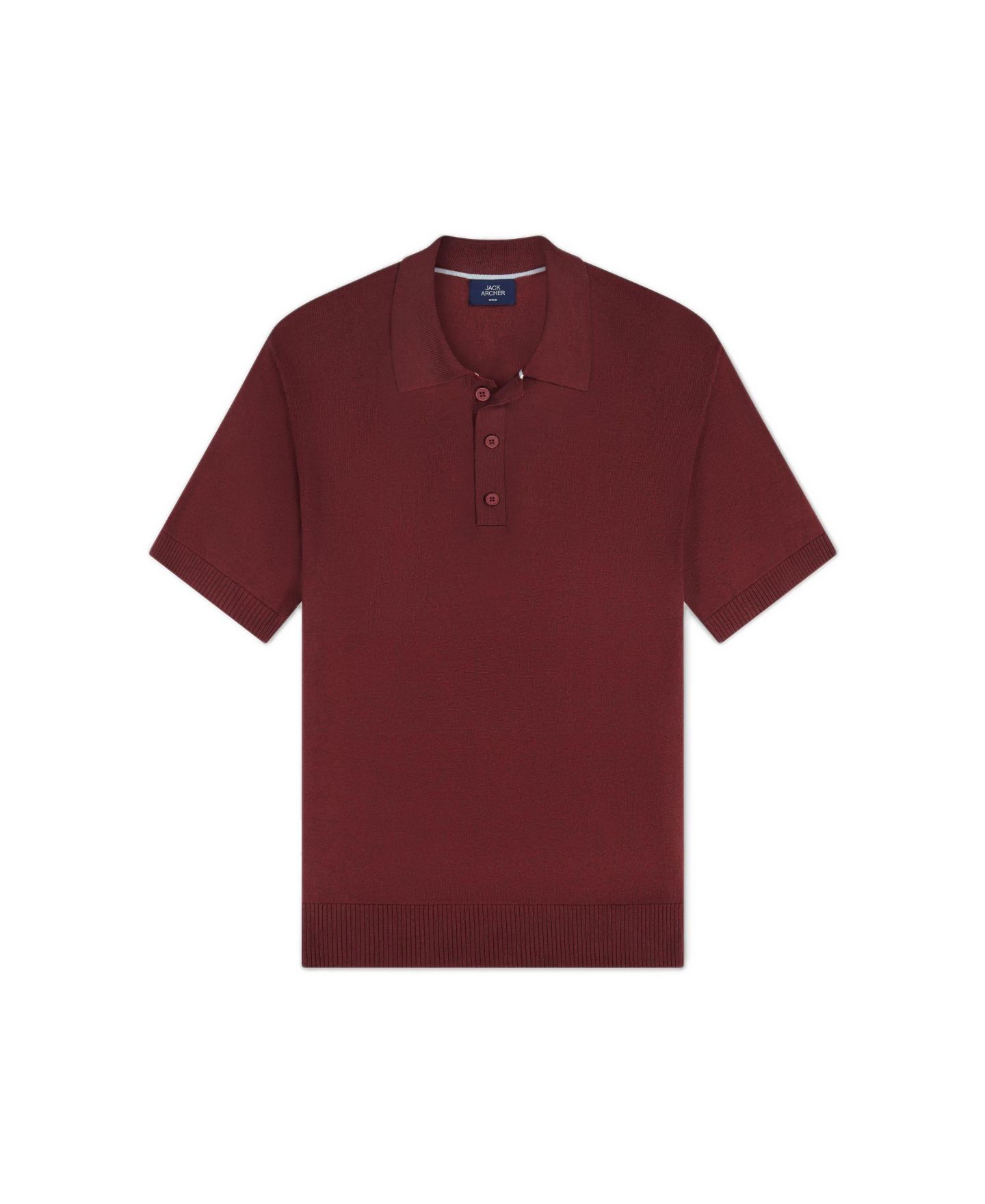 Мужские топы Jack Archer Legacy Resort Sweater Polo, цвет: Бордовый — фото 2