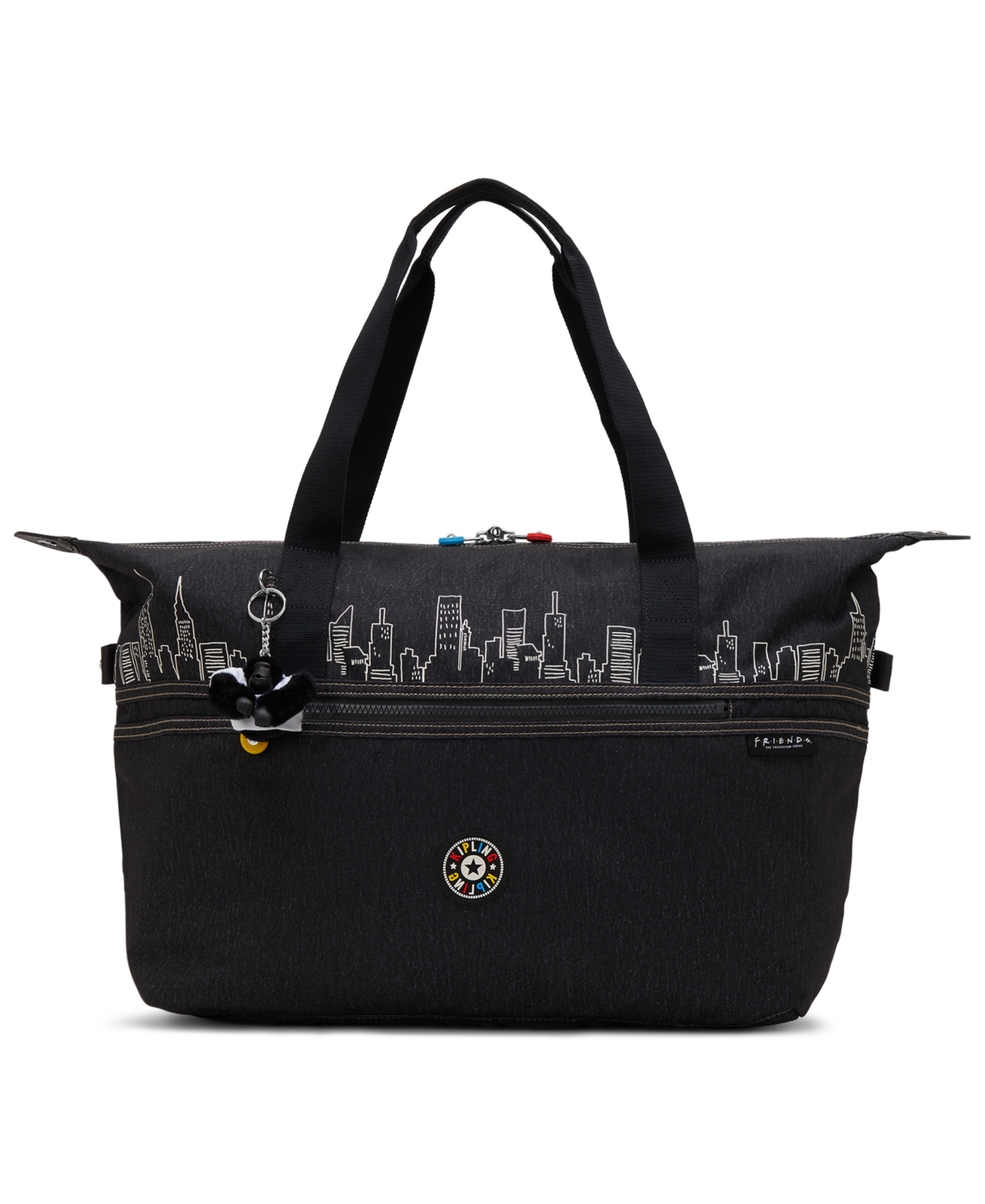 Kipling Art Large Zipper Travel Tote Handbag