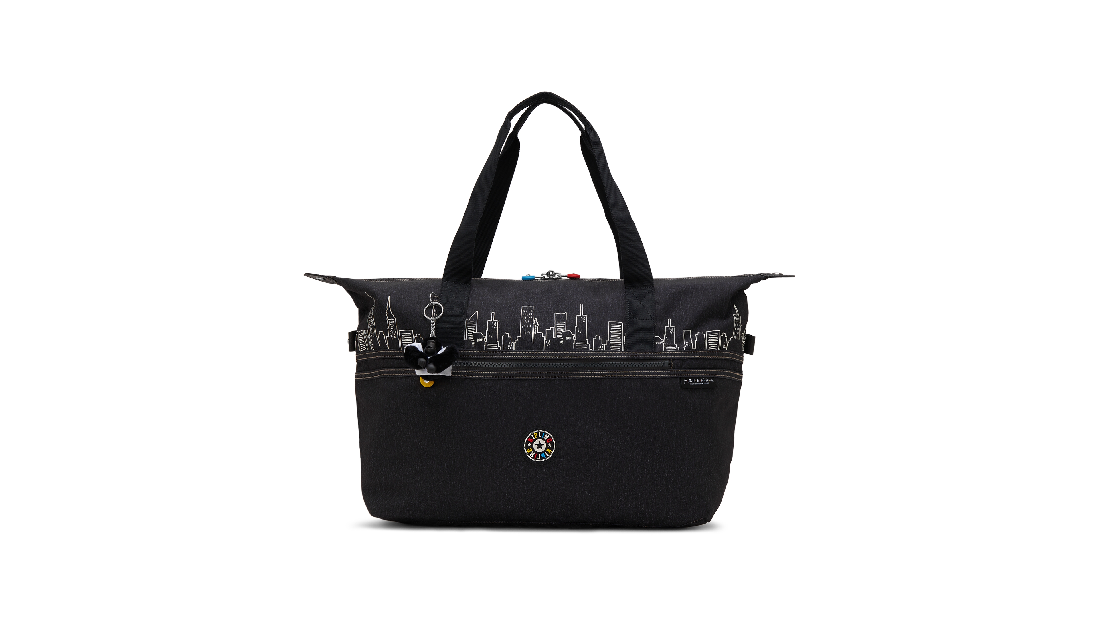 Kipling Art Large Zipper Travel Tote Handbag