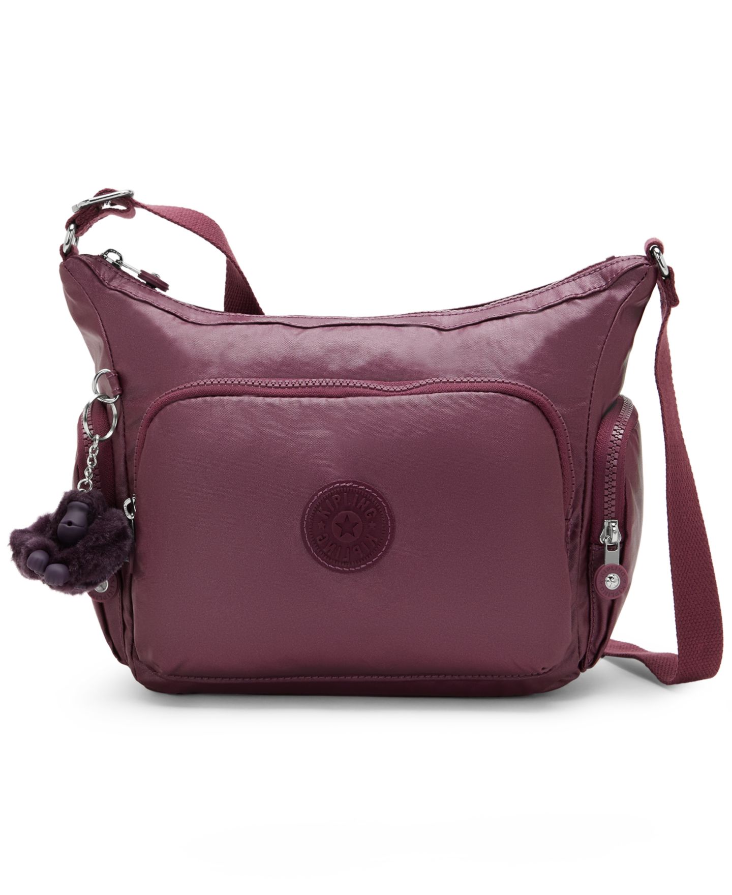 Женская сумка Kipling Gabb Medium Adjustable Crossbody, цвет: Виноградный винный — фото 1