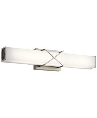 Trinsic 22"W Brushed Nickel 2-Light LED Linear Bath Light