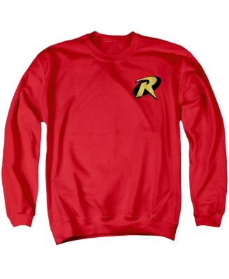 Men's Big & Tall Robin Logo Long Sleeve Graphic Crewneck Sweatshirt