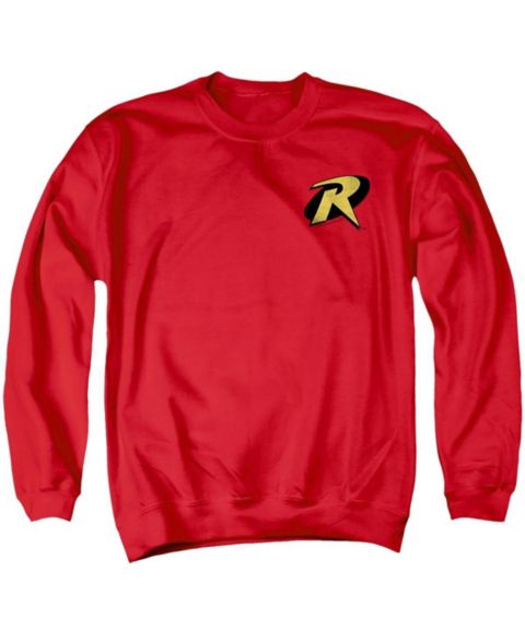 Мужской свитшот Batman Big & Tall Robin Logo Long Sleeve Graphic Crewneck, цвет: Красный