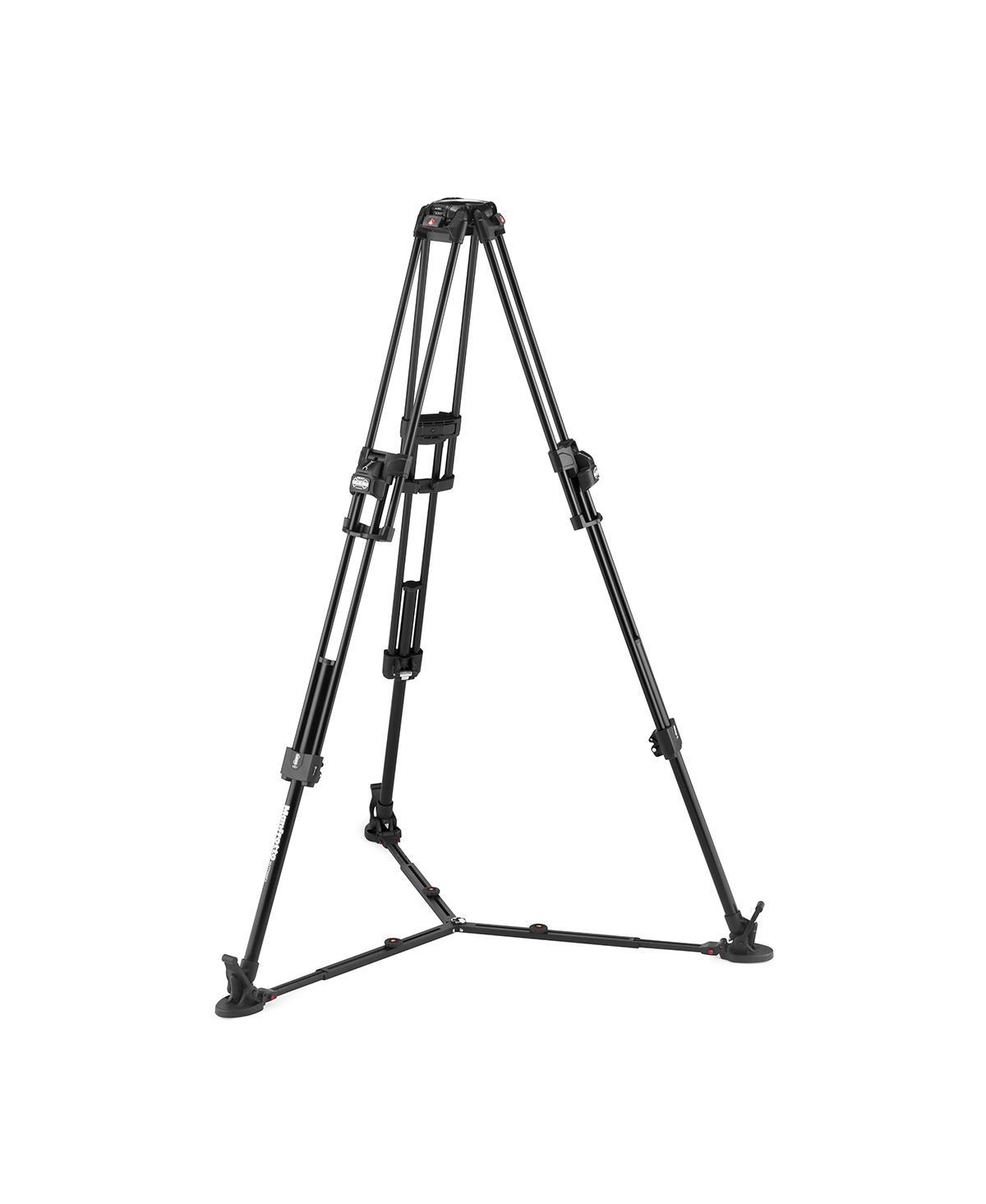 Manfrotto 645 3-Section Fast Twin Leg Aluminum Tripod - Black
