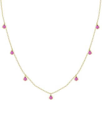 Dew Drops Necklace with Lab Grown Opal