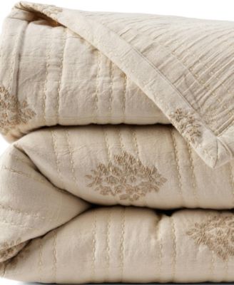 Embroidered Matelasse Bed Coverlet