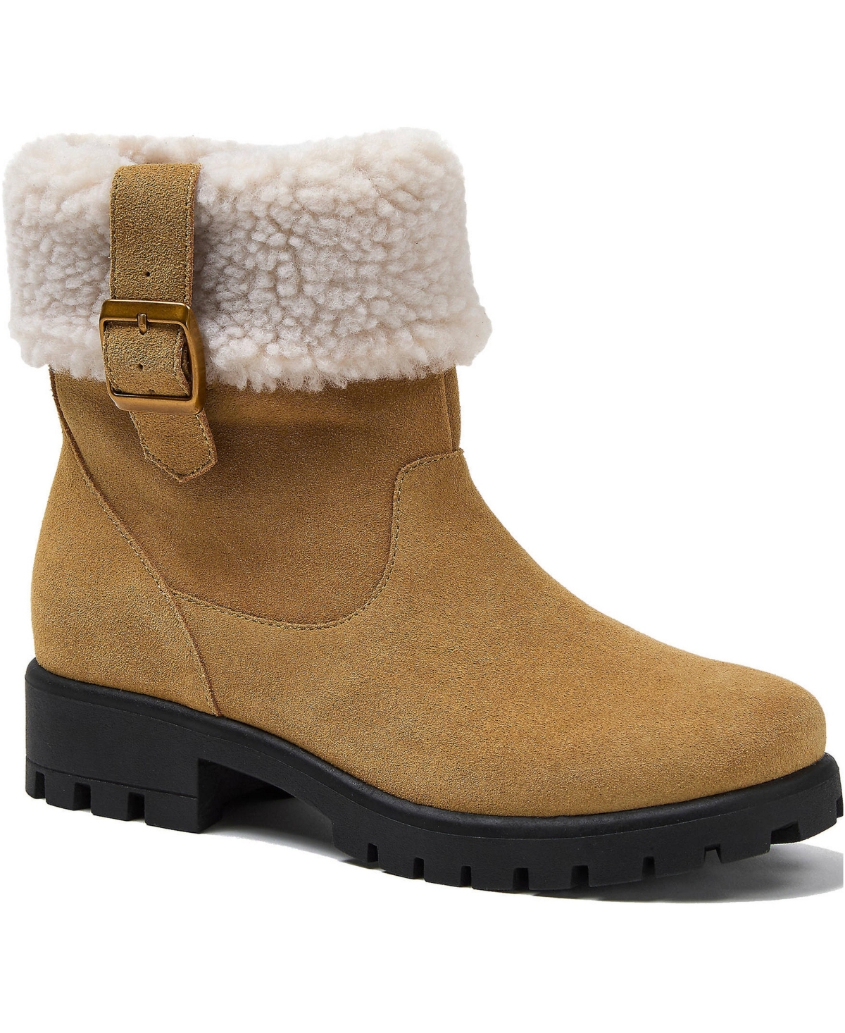 Lands' End Women's High Pile Lugged Boots