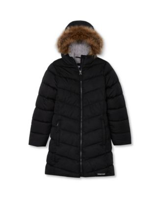 Girls Fleece Lined Parka