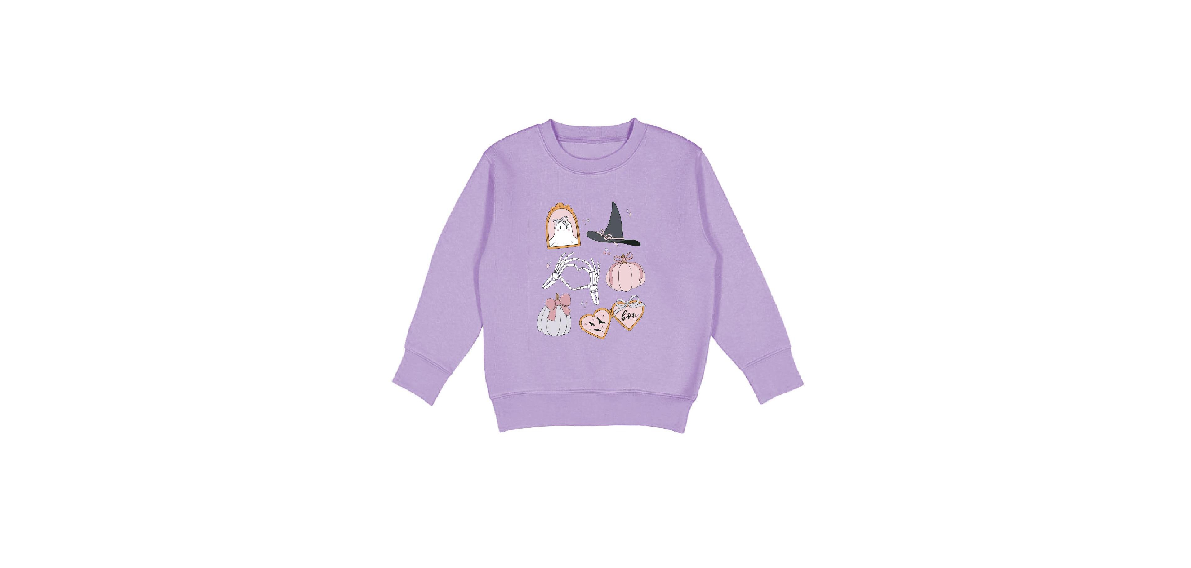 Sweet Wink Toddler Girls 2T-4T Spooky Girlie Halloween Sweatshirt