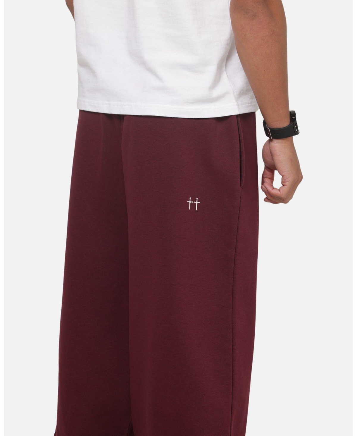 Saint Morta Men's Athltc S4 Oversized-Fit Wide-Leg Sweatpants