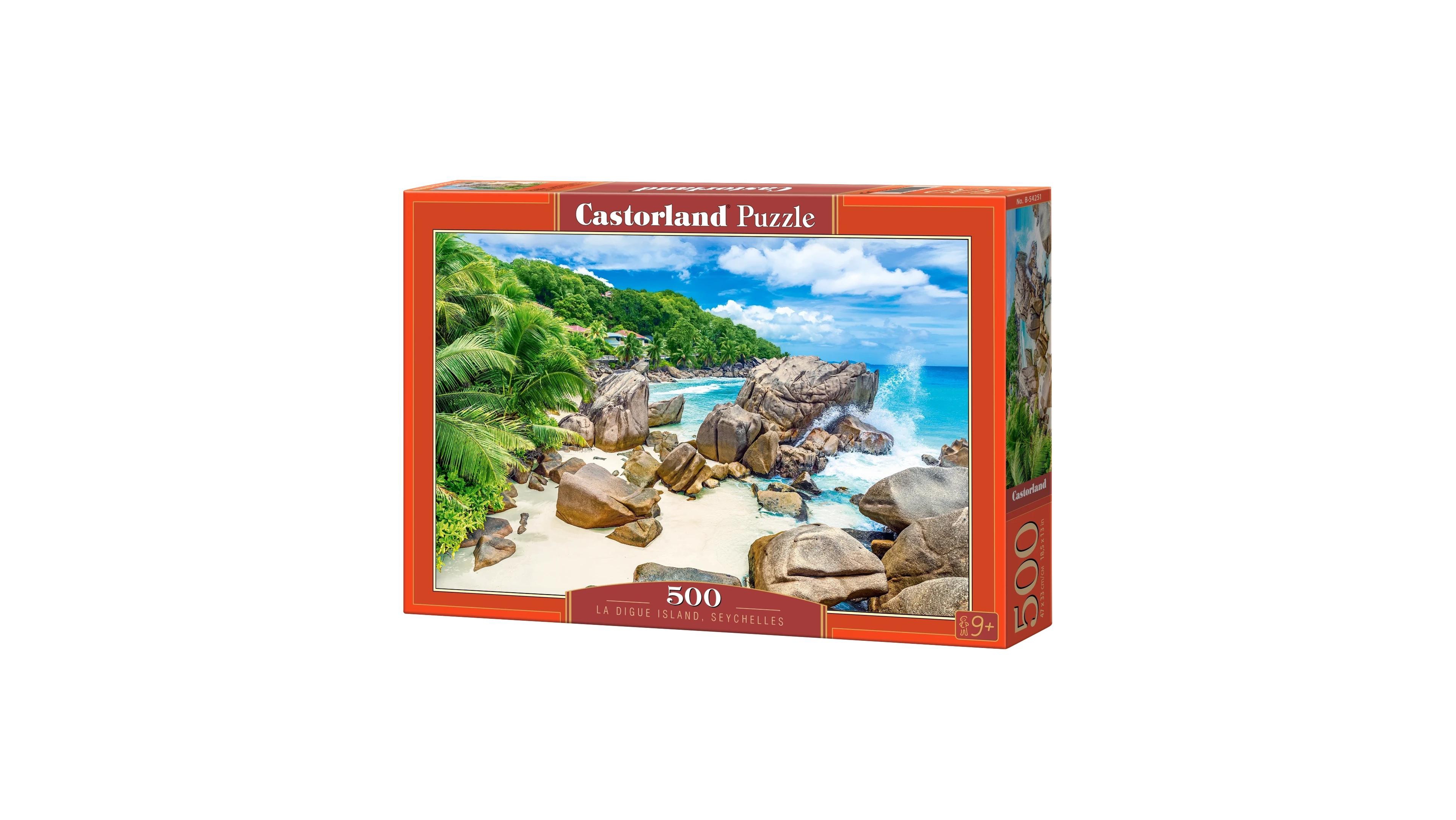 Castorland La Digue Island, Seychelles 500-Piece Jigsaw Puzzle, Ages 14+