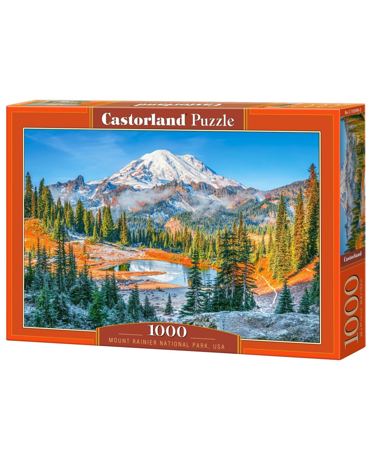 Castorland Mount Rainier National Park, Usa 1000 Piece Jigsaw Puzzle, Ages 14+