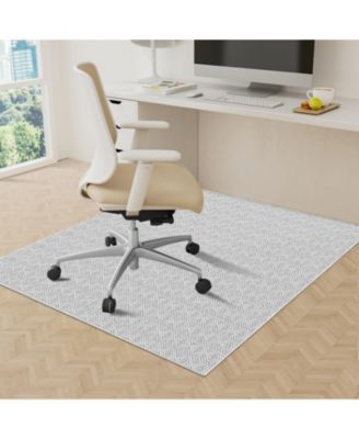 Heavy Duty Floor Protector Mat For Rolling Office Desks Non Slip
