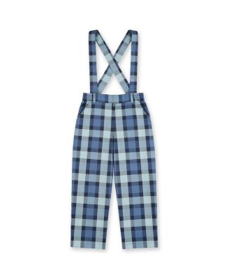 Toddler Boys' 2T-5T Plaid Pants with Removable Suspenders