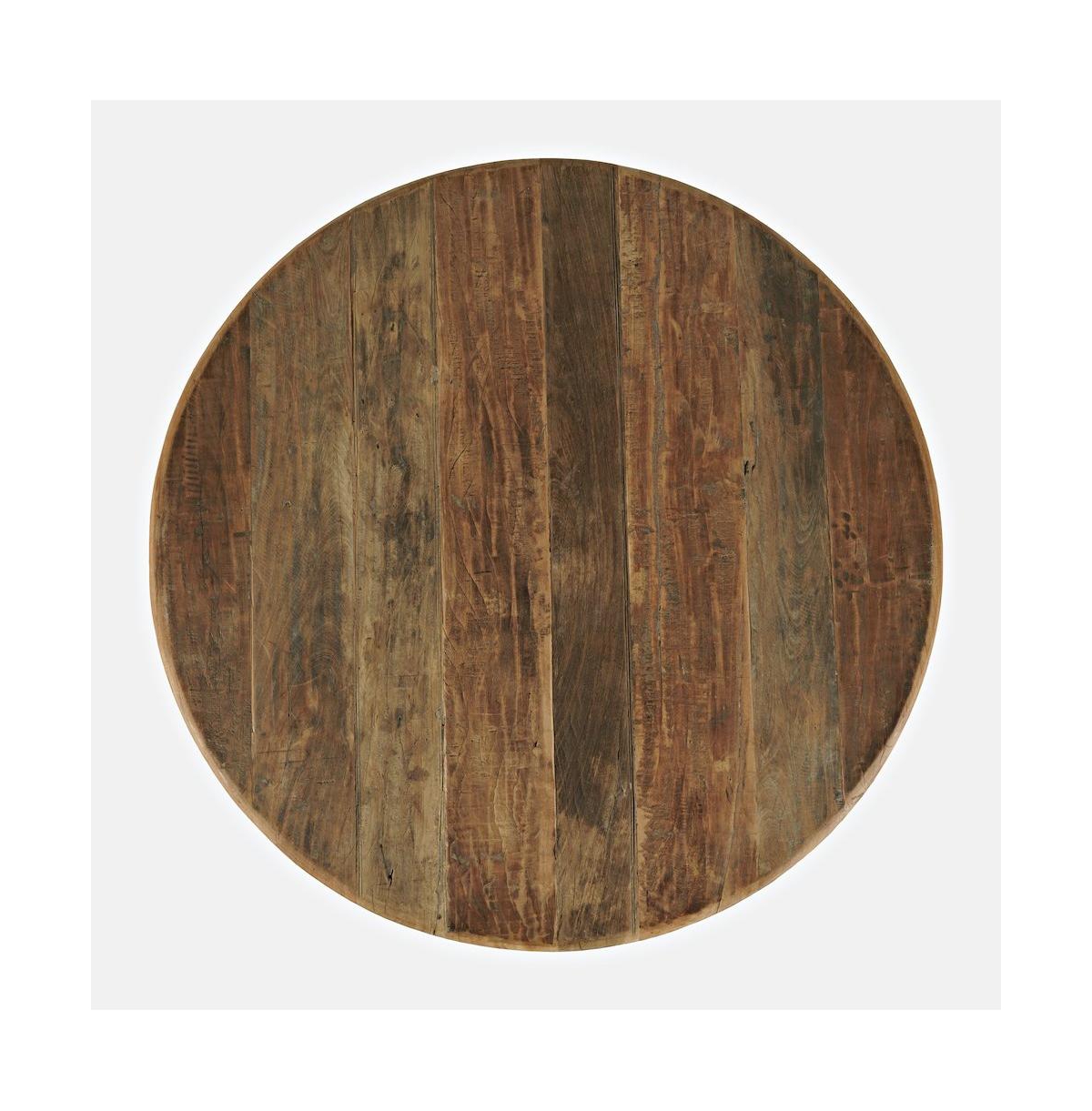 Jofran Solid Wood 42" Square Counter Height Dining Table, Distressed Wood