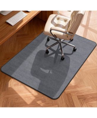 Corduroy Office Chair Mat Non Slip Heavy Duty Floor Protector For Hardwood Low Pile Carpet