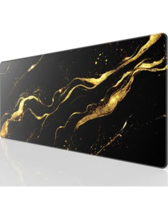 Extended XXL Gaming Mouse Pad Non Slip Stitched Edges Water Resistant Micro Weave Cloth Desk Mat