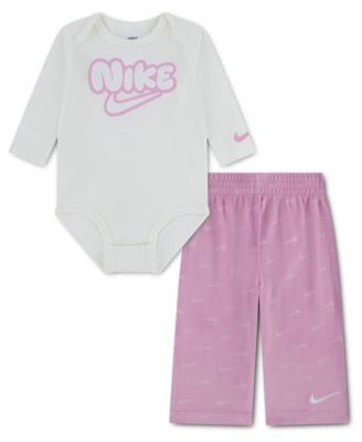 Baby Girls' Dream Float Long Sleeve, Flare Leg Bodysuit and Pants, 2-Piece Set