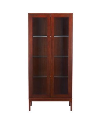 Clairville Glass Door Curio Cabinet