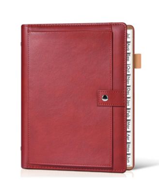 Academic Weekly Monthly Planner Hardcover Leather Organizer For Students Teachers
