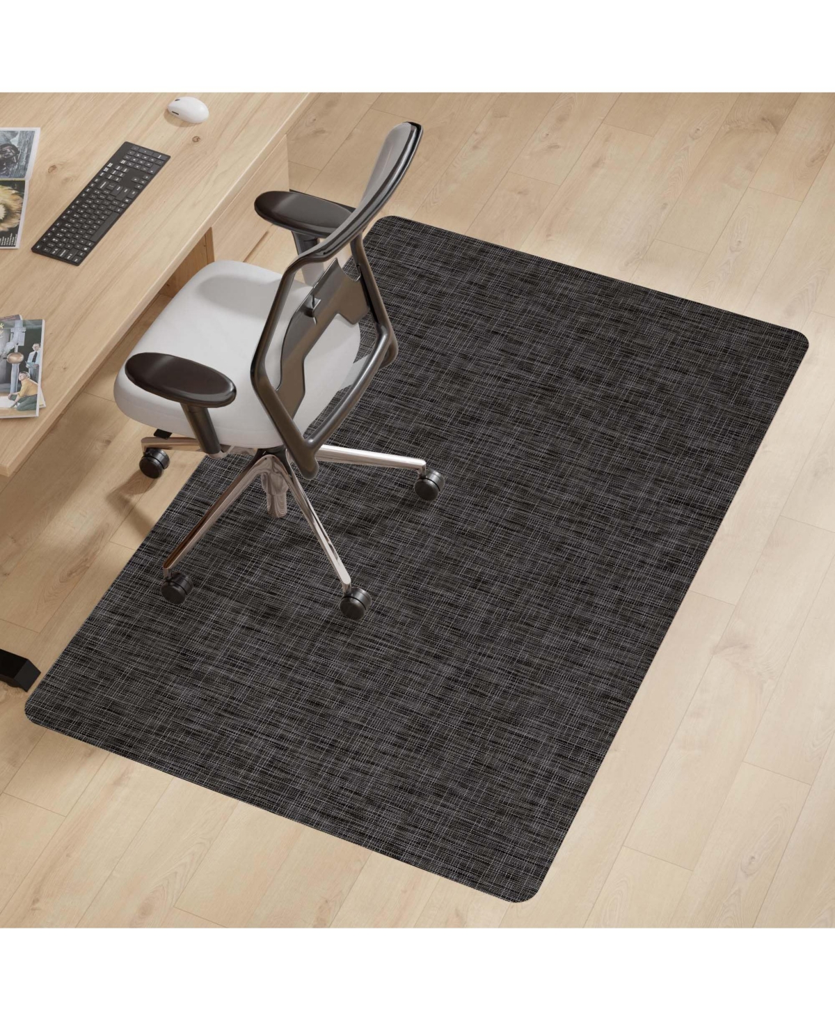 Danrong Clear Office Chair Mat For Hardwood Tile Floors Easy Glide Protector