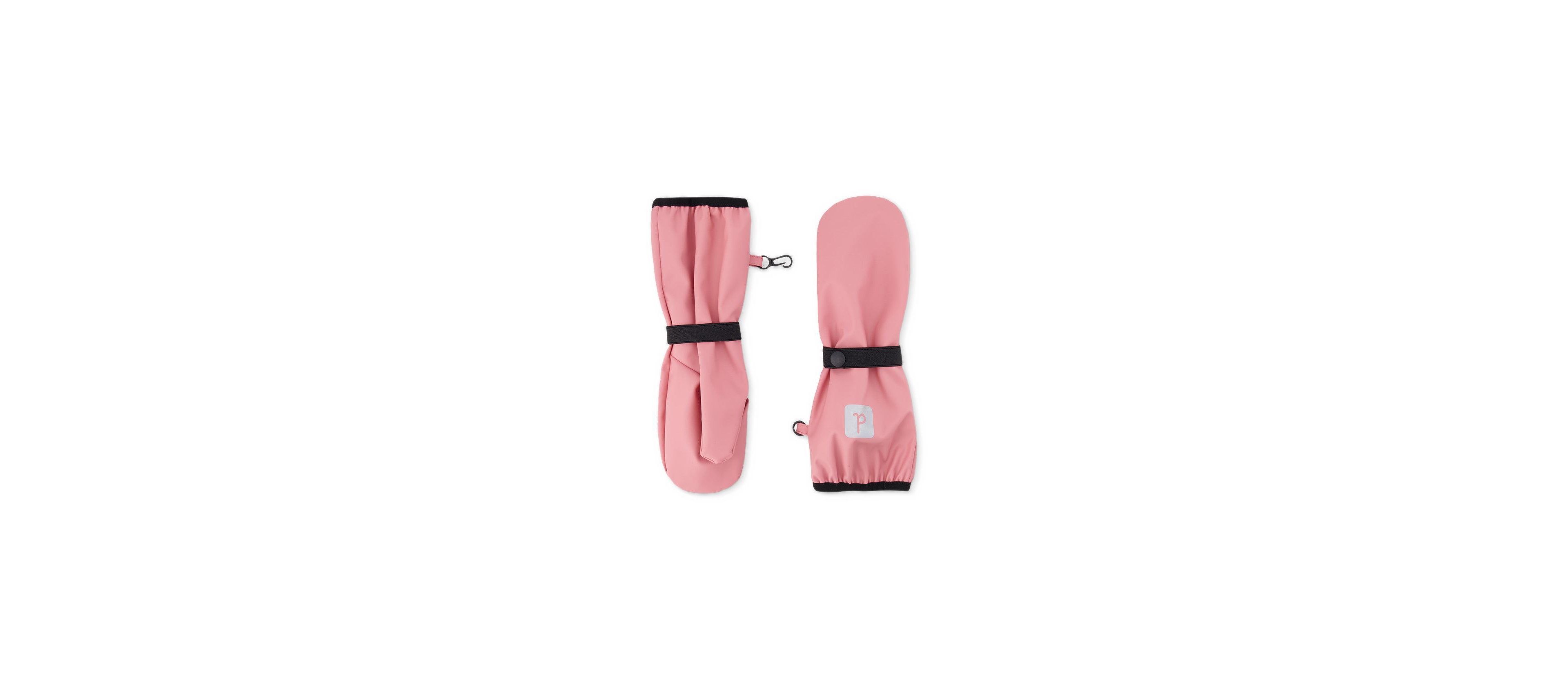 Deux par Deux 12-24 Months Waterproof Rain Baby Girls' Mittens