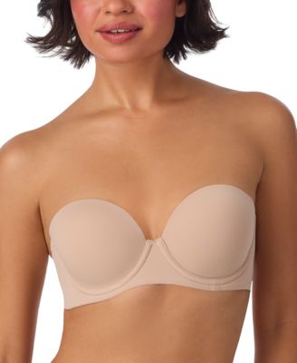 Underwire Strapless Plunging Sleek Micro Bra