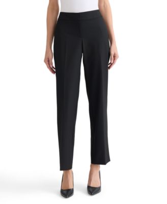 Women's Mid-Rise Straight Pants, Regular & Petite