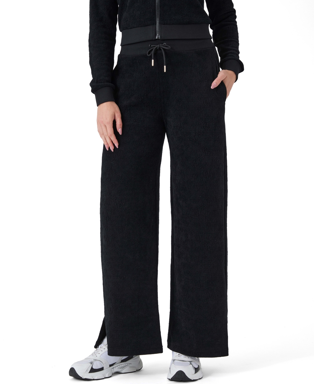 Guess Women's Laudomia High-Rise Wide-Leg Drawstring Pants