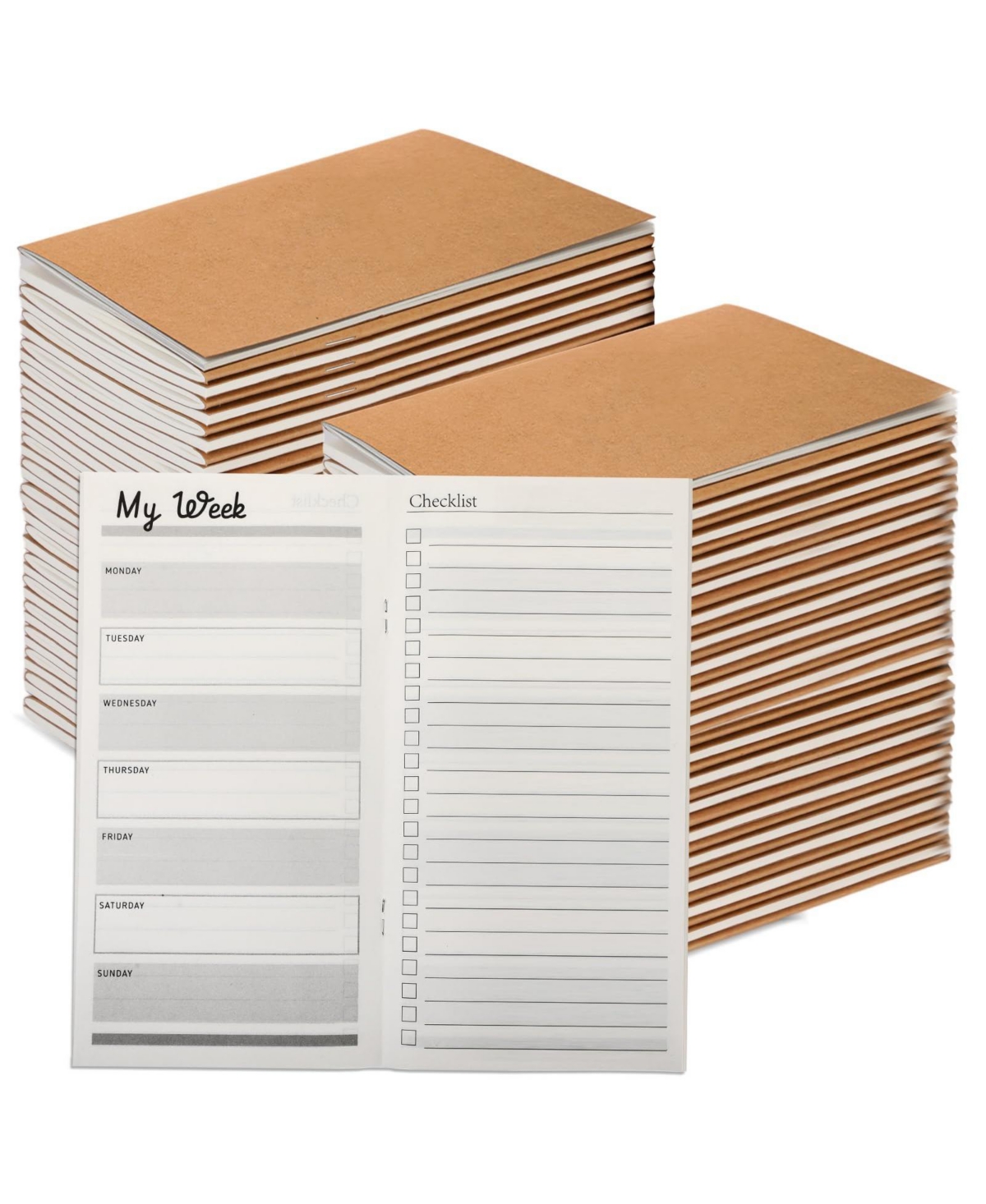 Danrong 50 Bulk Pocket Weekly Planner Daily To Do List Journal For School Teacher Gifts