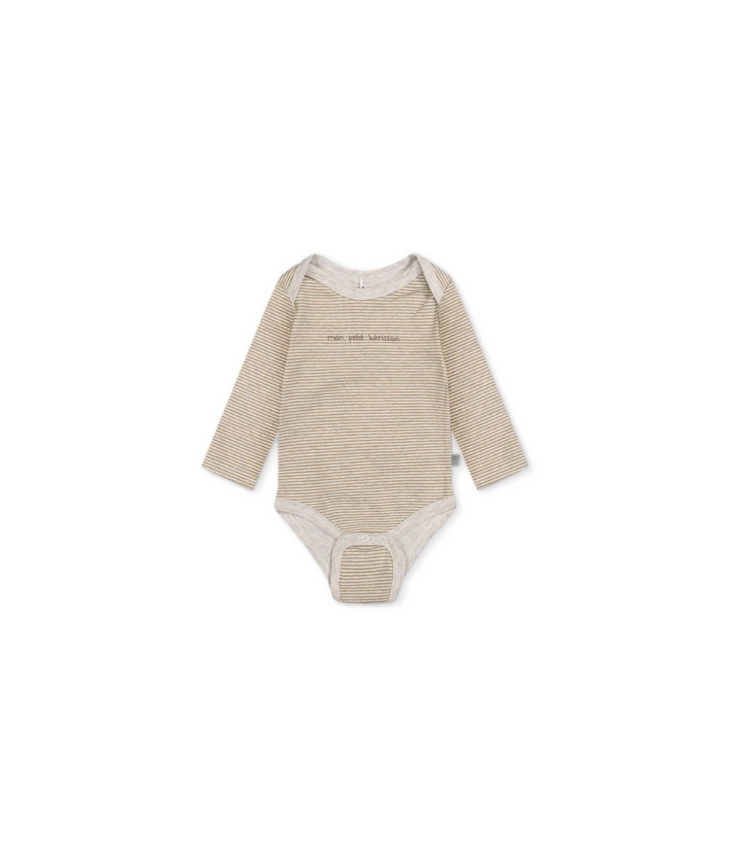 Deux par Deux Baby Boy 3M-24M Three Pack Cotton Onesie Brown Printed Hedgehogs, цвет: Коричневый с принтом — фото 3