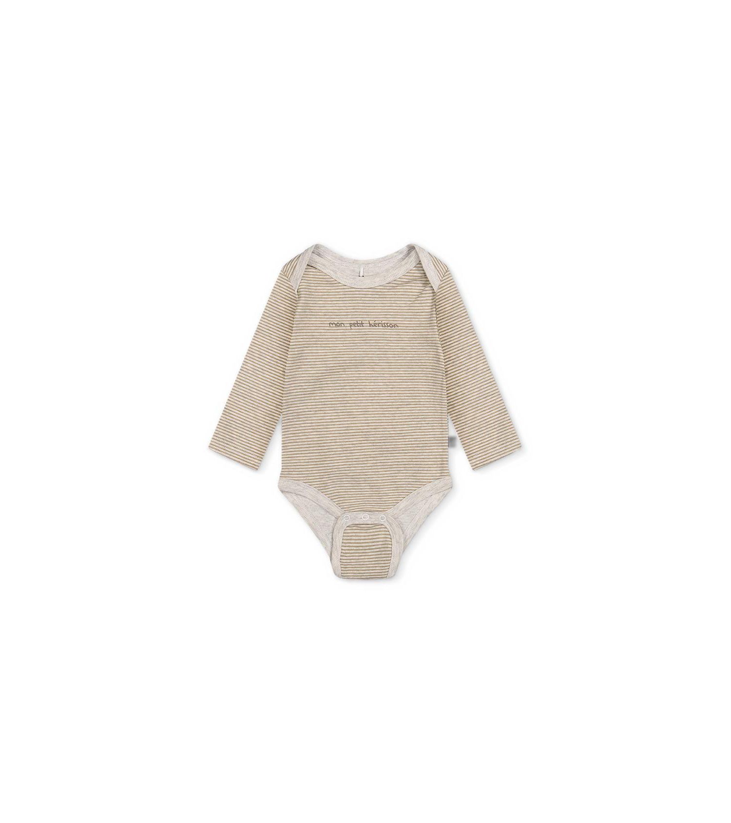 Baby Boy 3M-24M Three Pack Cotton Onesie Brown Printed Hedgehogs