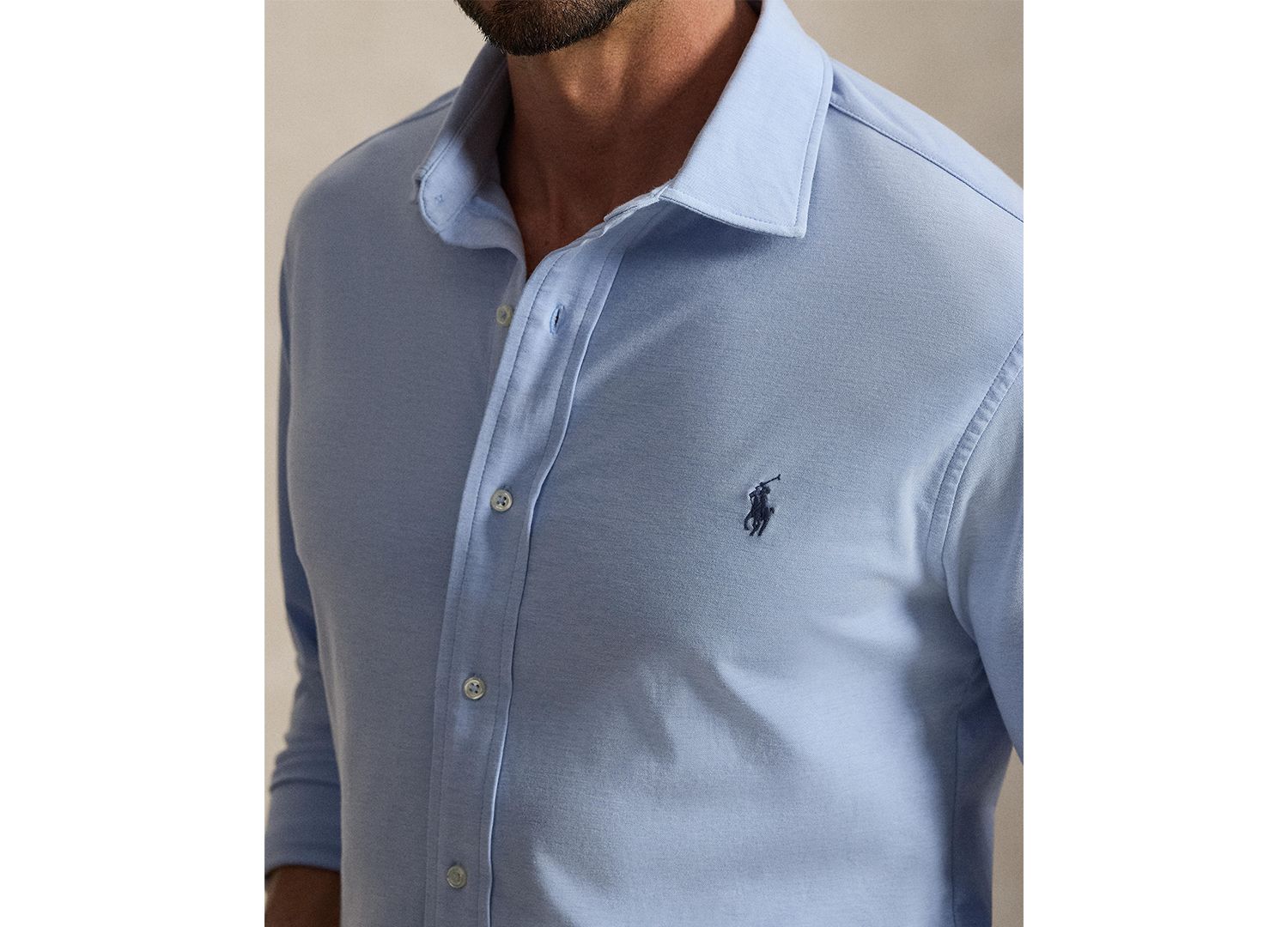Men's Big & Tall Stretch Knit Classic-Fit Oxford Shirt