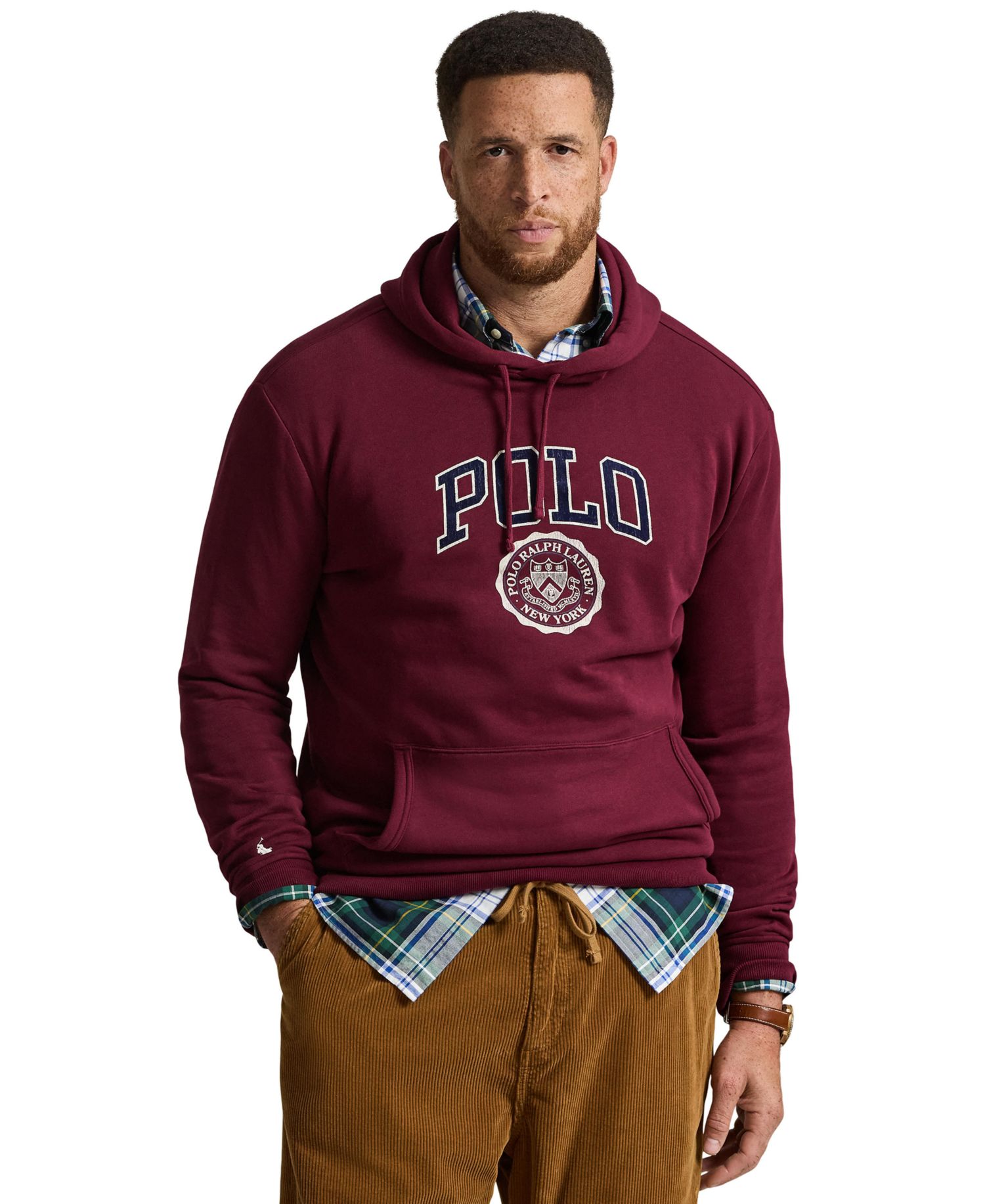 Men's Big & Tall Logo Fleece Hoodie