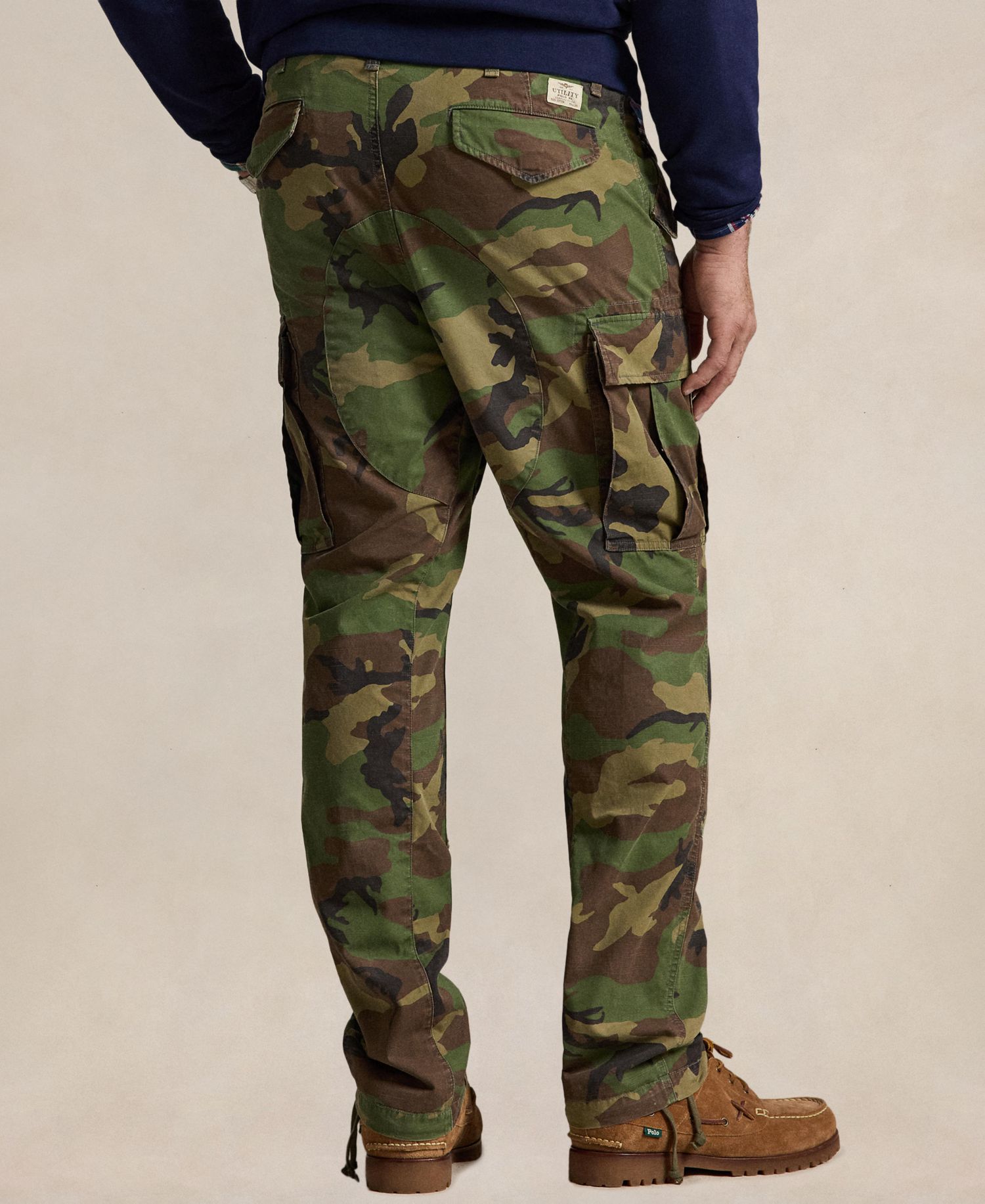 Men's Big & Tall Camo Cargo Pants