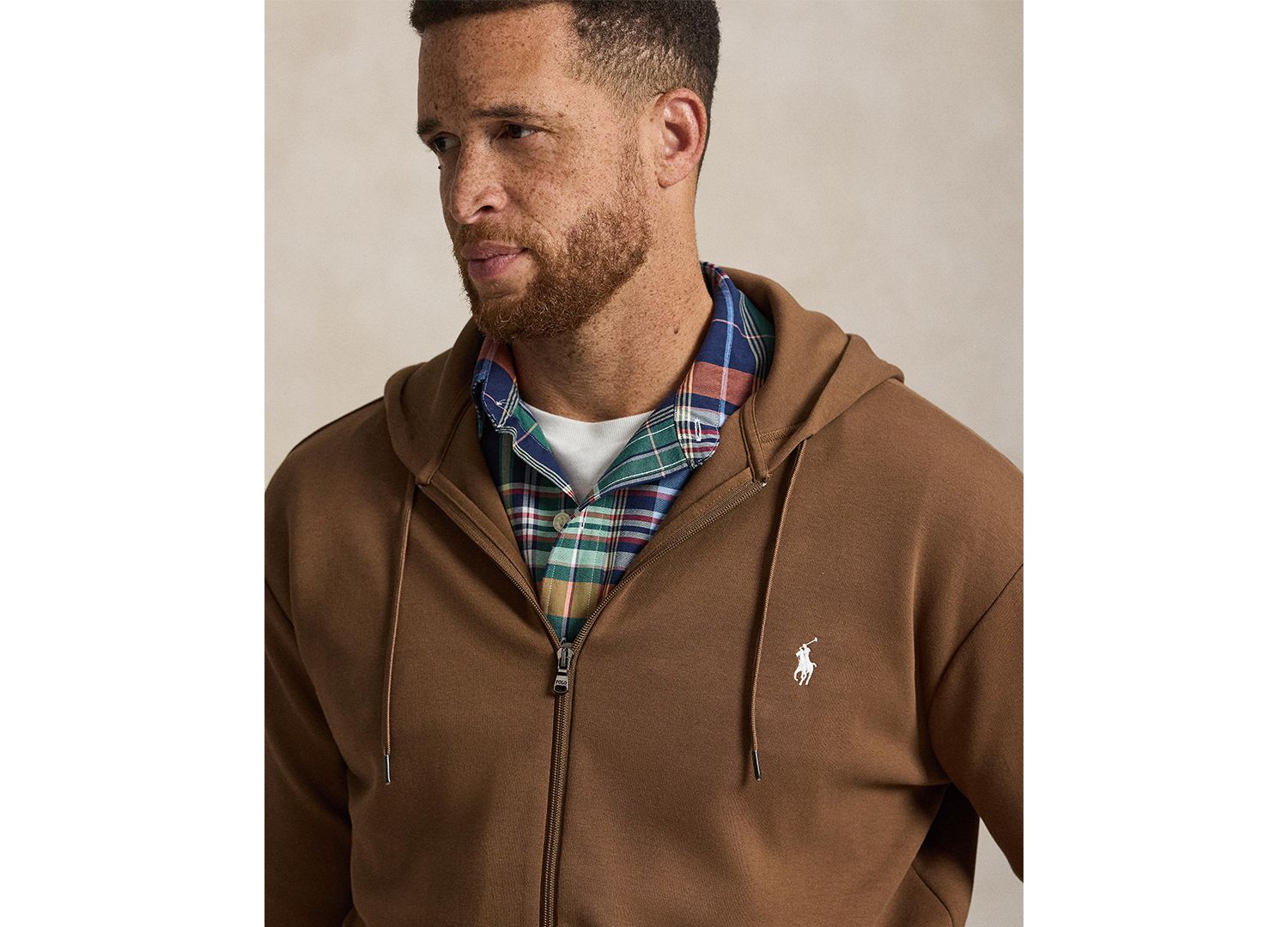 Men's Big & Tall Double-Knit Full-Zip Hoodie