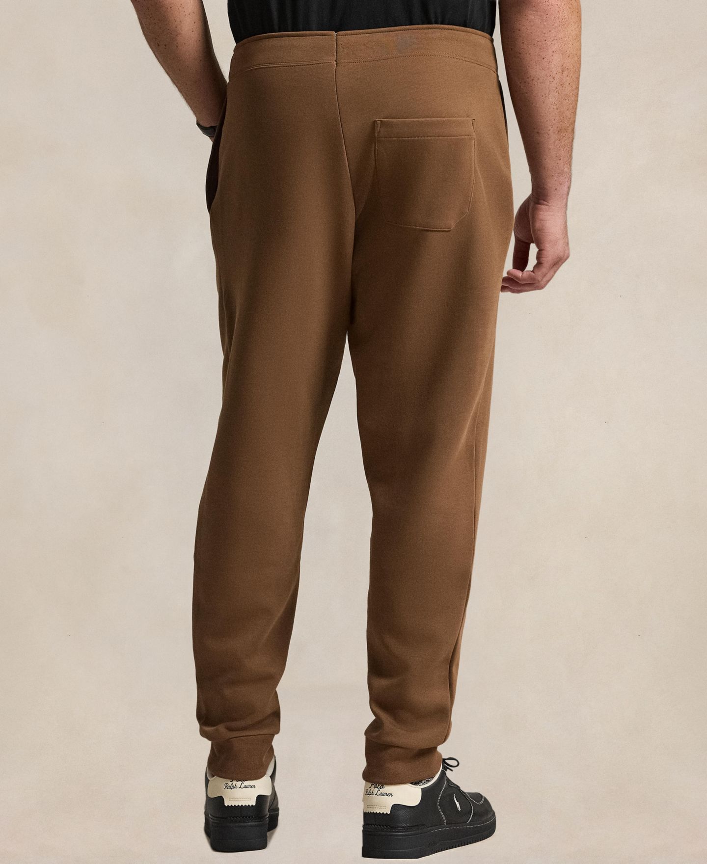 Мужские брюки Polo Ralph Lauren Big & Tall Double-Knit Jogger, цвет: Светло-коричневый — фото 5