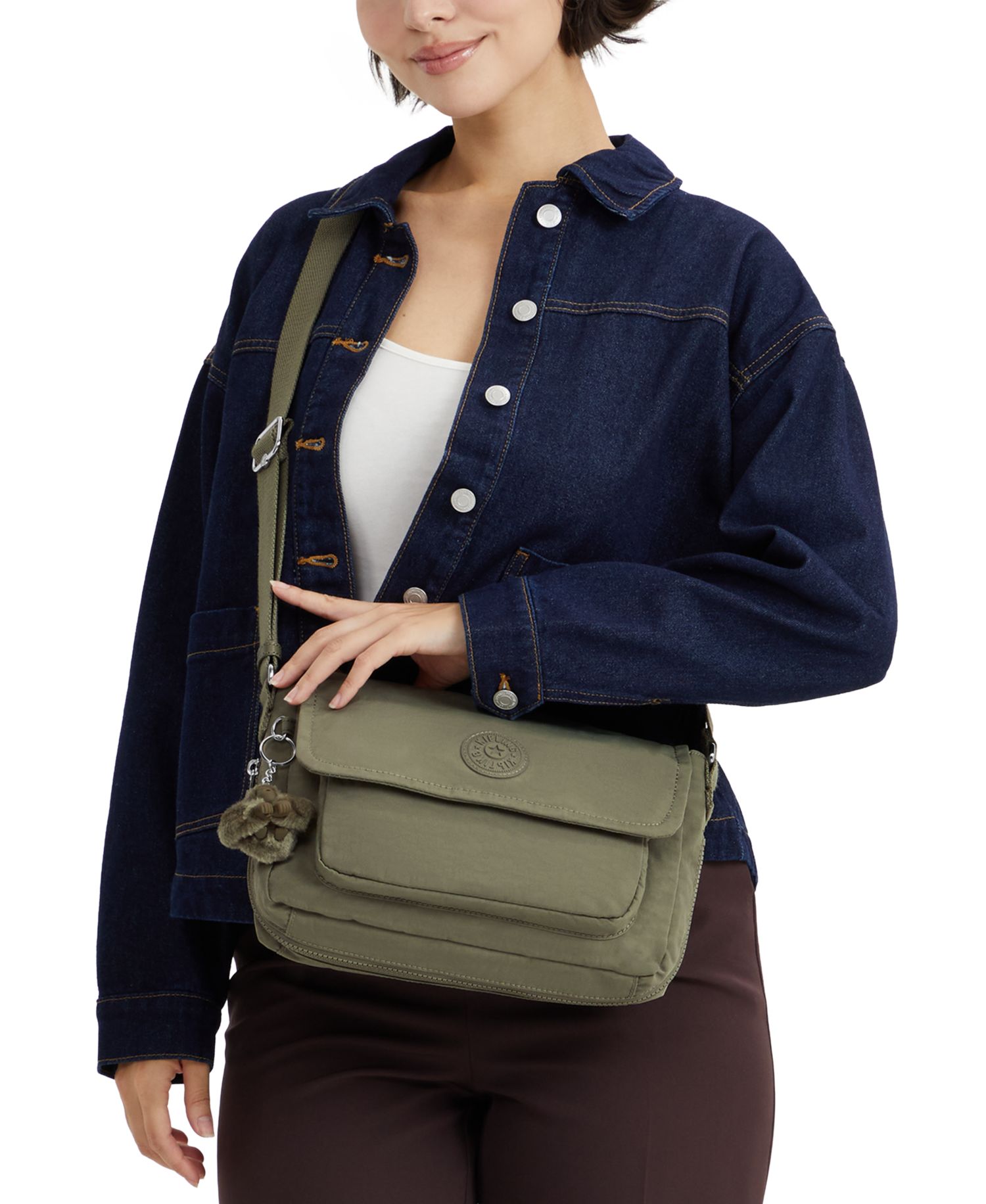 Dalma Zip-Top Crossbody Handbag