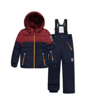 Toddler Boys' 2T-5T Play Technical Hooded Waterproof Jacket and Pants, 2-Piece Set
