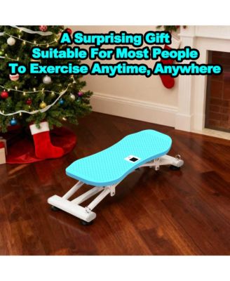 Indoor Sliding Ski Simulator With Detachable Resistance Bands 300 LB Capacity Home Fitness Machine