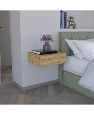 5" Low Profile Floating Nightstand with Drawer